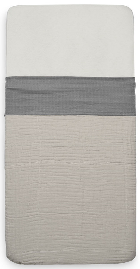 Jollein Wrinkled Cotton Storm Grey 75 x 100 cm Wieglaken