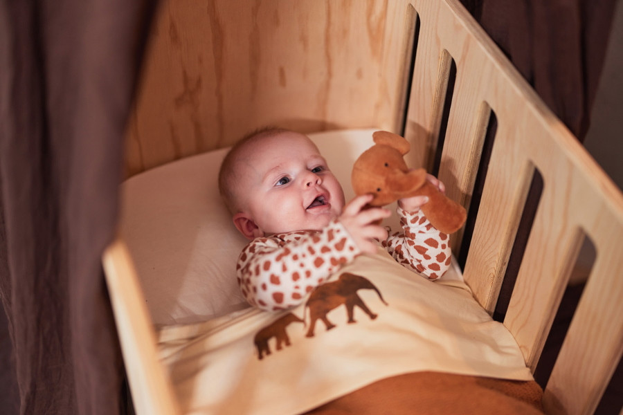 Jollein Jersey Ivory 75 x 95 cm Boxmatras Hoeslaken