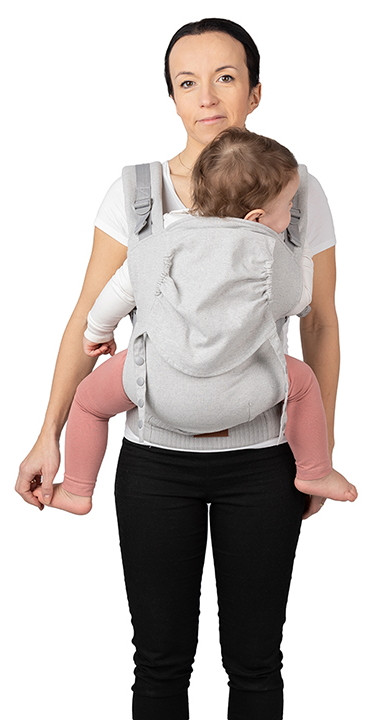 Momi Collet Grey Ergonomische Draagzak