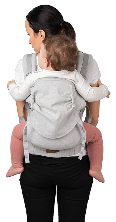 Momi Collet Grey Ergonomische Draagzak