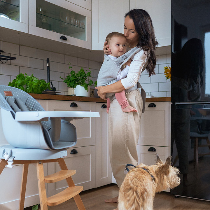 Momi Collet Grey Ergonomische Draagzak