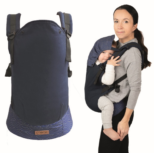 Momi Collet Navy Blue Ergonomische Draagzak