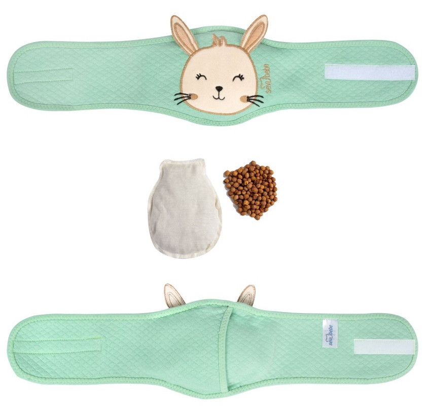 Sevibaby Anti-Colic Groen Konijn Warmte Riem