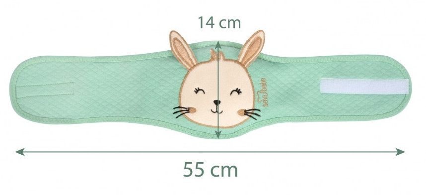 Sevibaby Anti-Colic Groen Konijn Warmte Riem