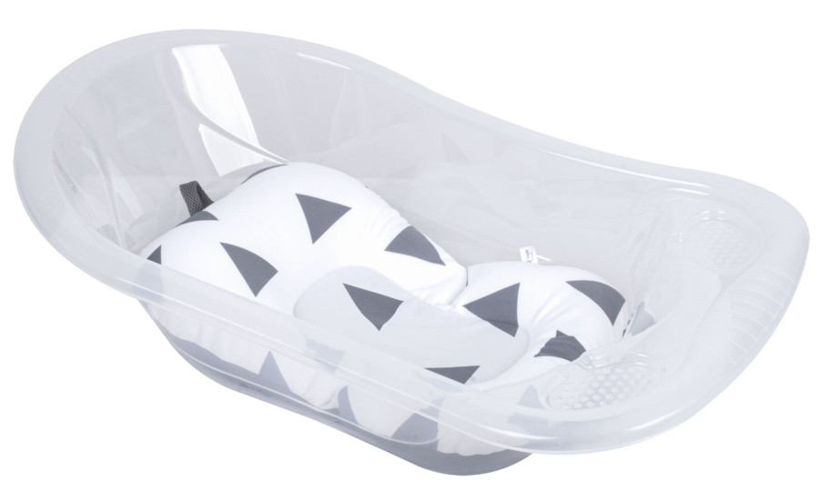 Sevibaby Cozy Triangle Grey Baby Badkussen