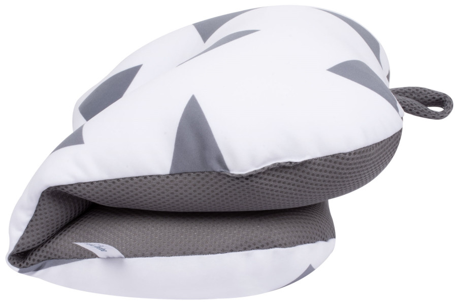 Sevibaby Cozy Triangle Grey Baby Badkussen