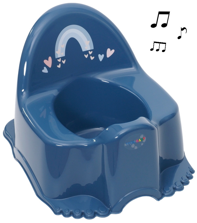 Tega Baby Meteo Eco Navy Potje met Muziek