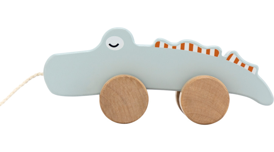 Tryco Houten Krokodil Trekfiguur