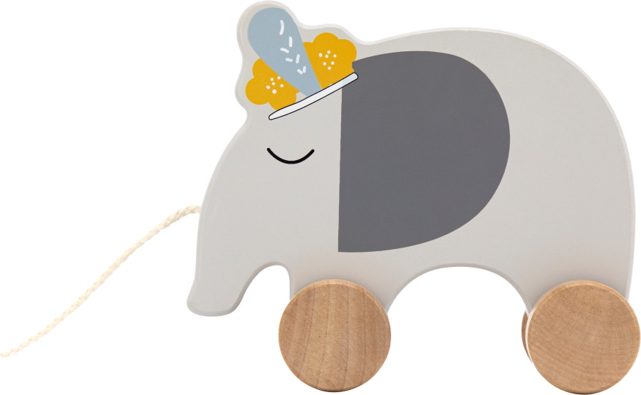 Tryco Houten Olifant Trekfiguur