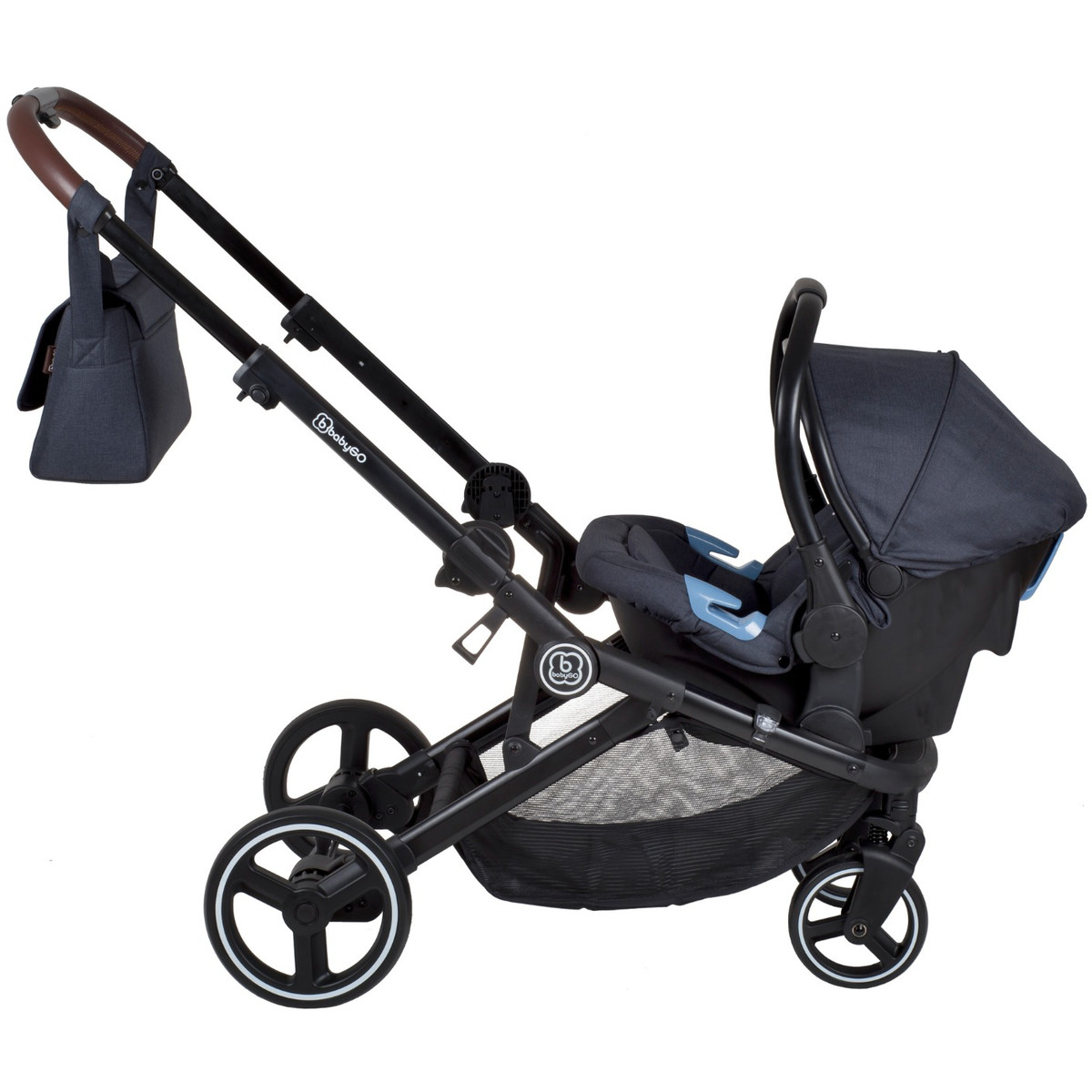 Babygo iTravel XP Grey 40-87 cm i-Size Autostoel voor Twinner Duowagen