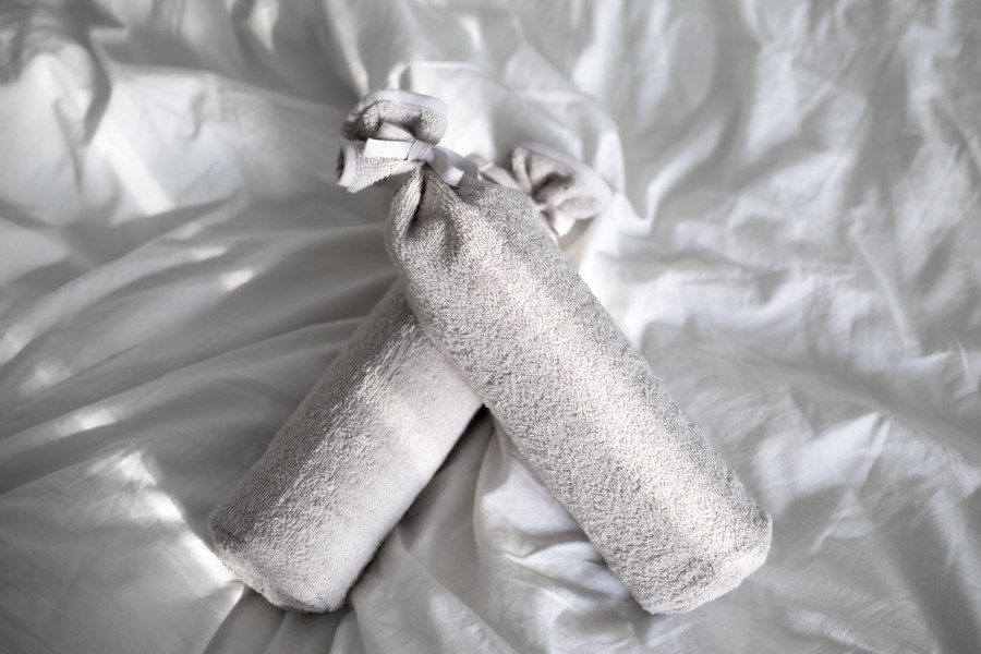 Blush & Blossom Lichtgrijs Kruikenzak