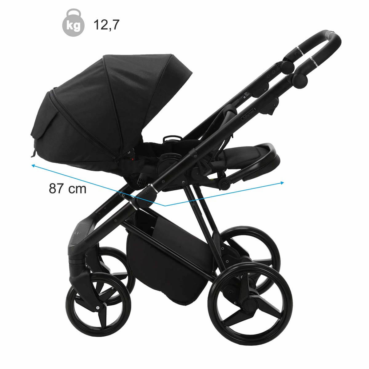 Adamex Quantum Star White/Bronze 2-in-1 Kinderwagen