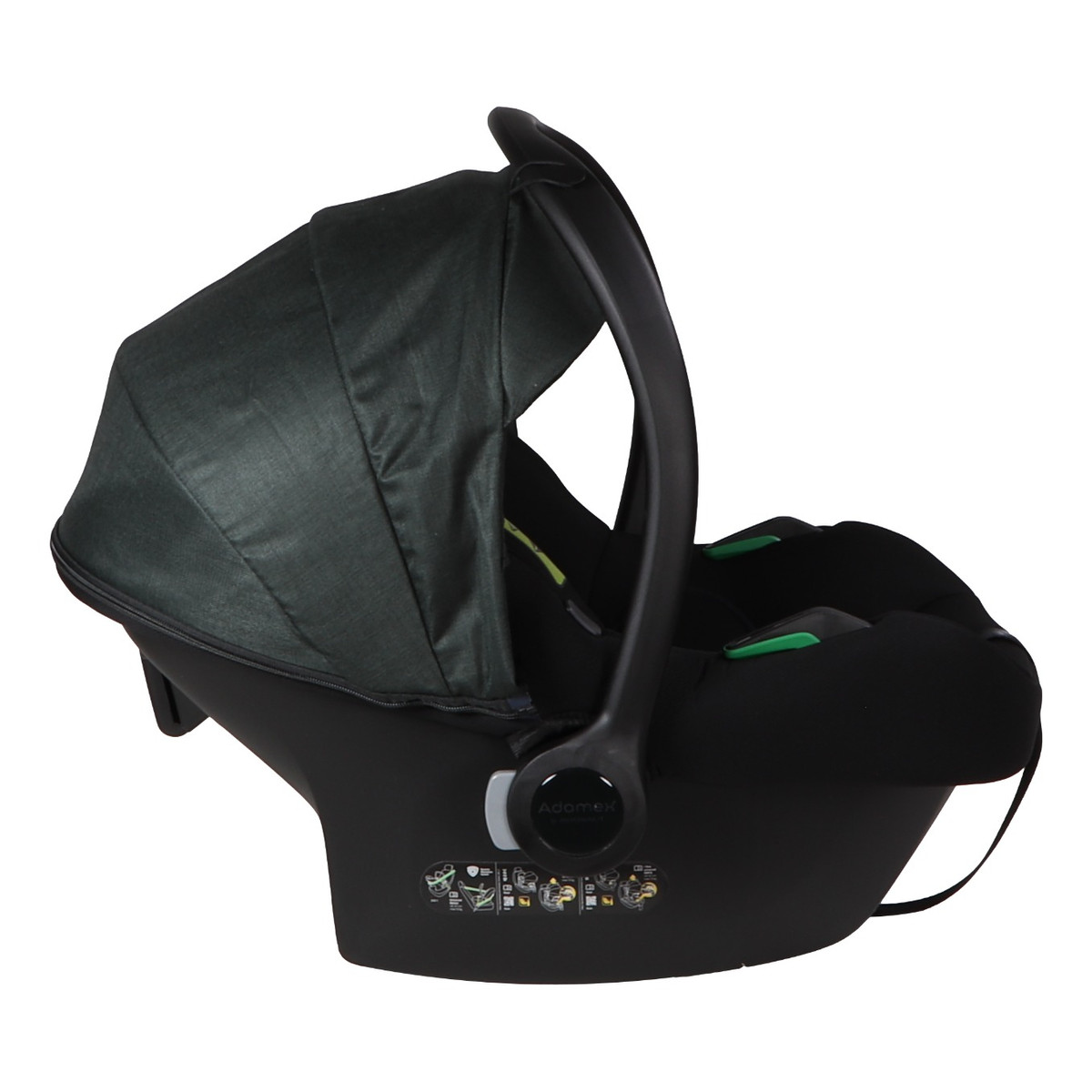 Adamex Quantum Std Green 40-87 cm i-Size Autostoel