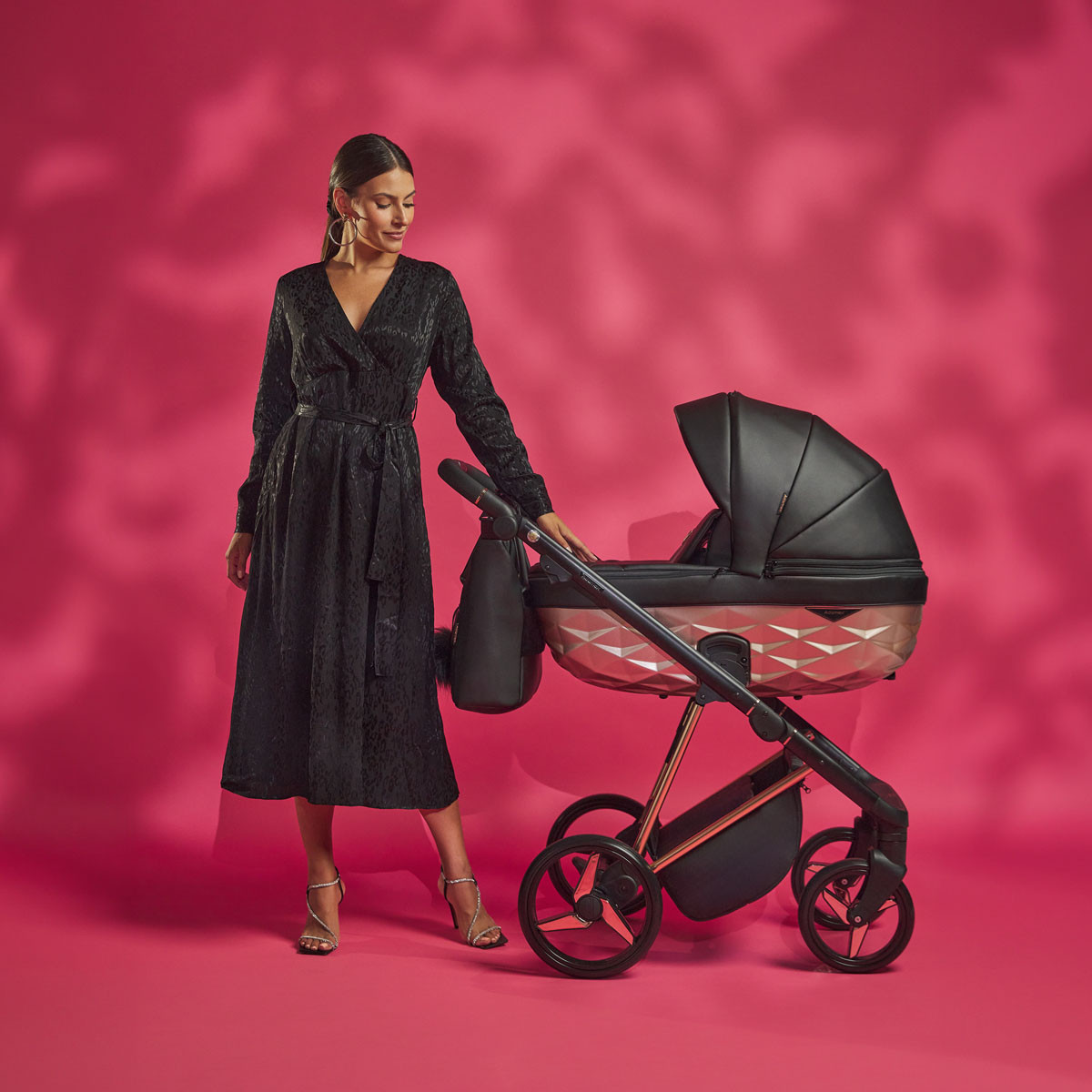 Adamex Quantum Star Black/Bronze 2-in-1 Kinderwagen