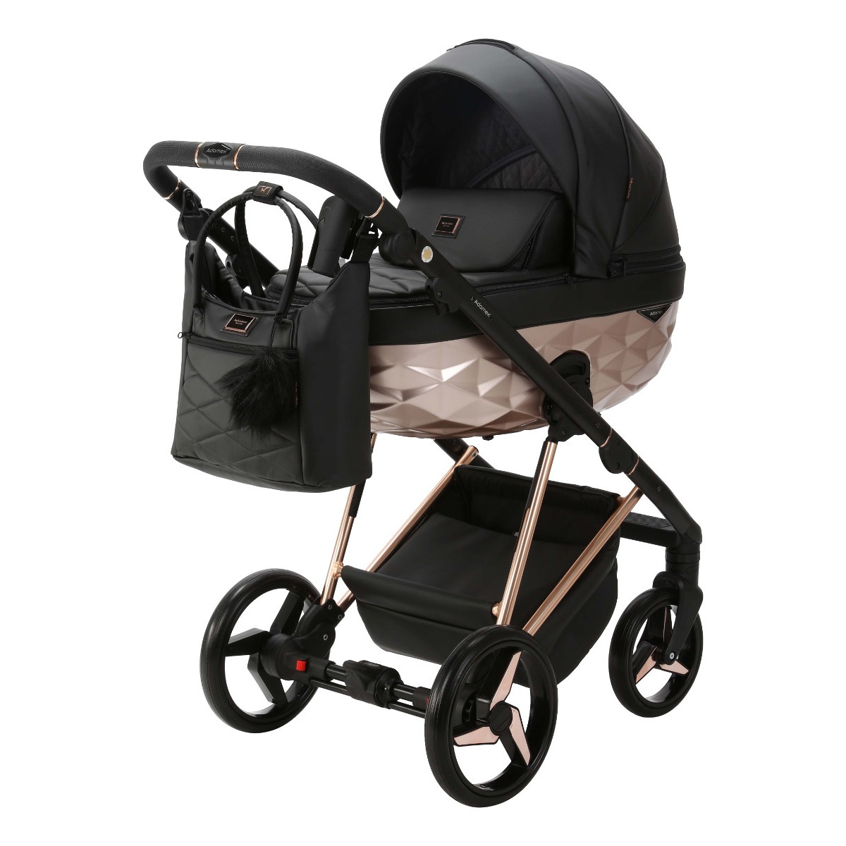 Adamex Quantum Star Black Bronze 2 in 1 Kinderwagen MamaLoes