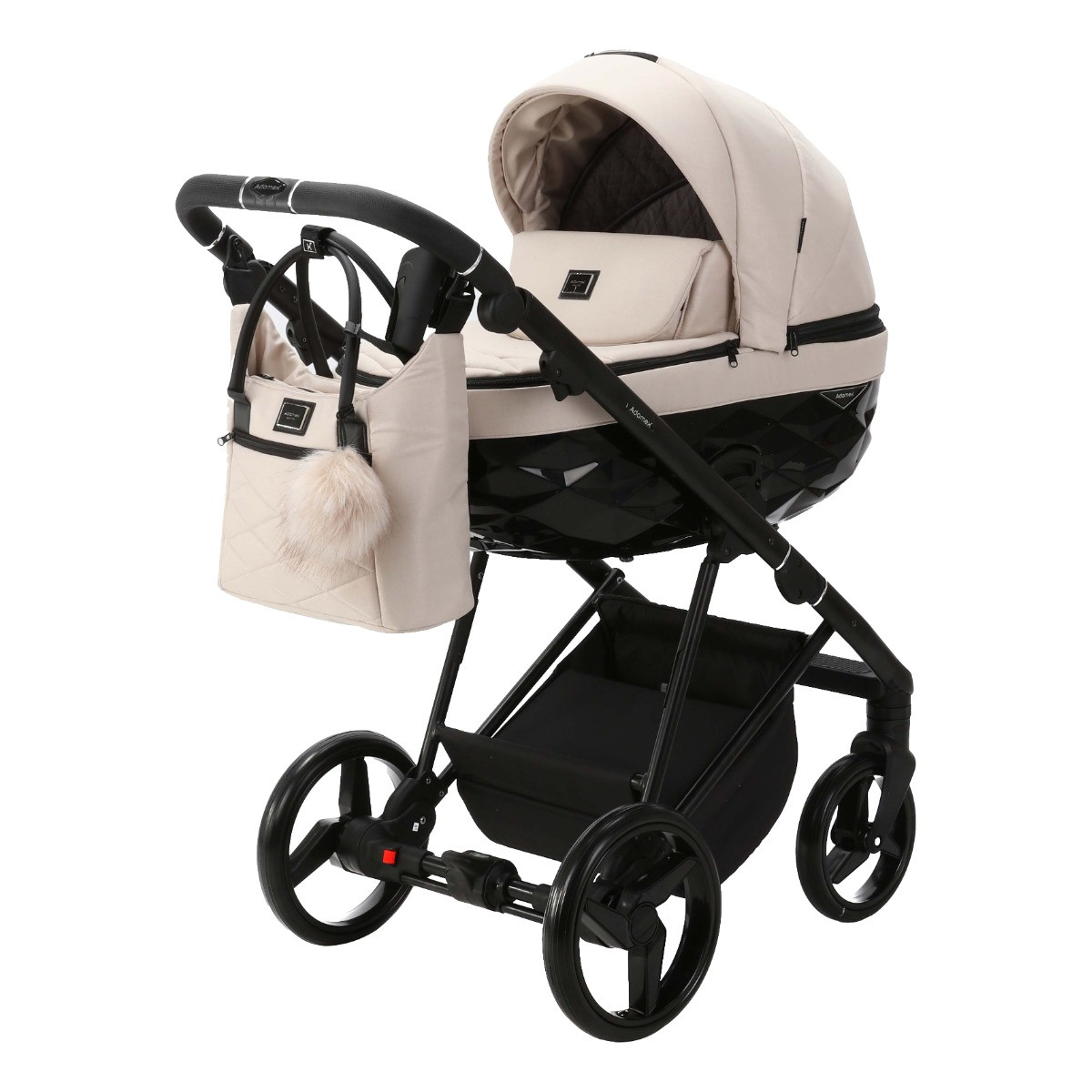 Adamex Quantum Std Beige/Black 2-in-1 Kinderwagen
