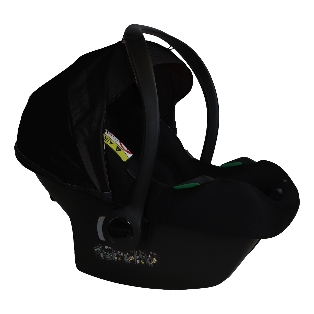 Adamex Belissa Black/Rose 40-87 cm i-Size Autostoel