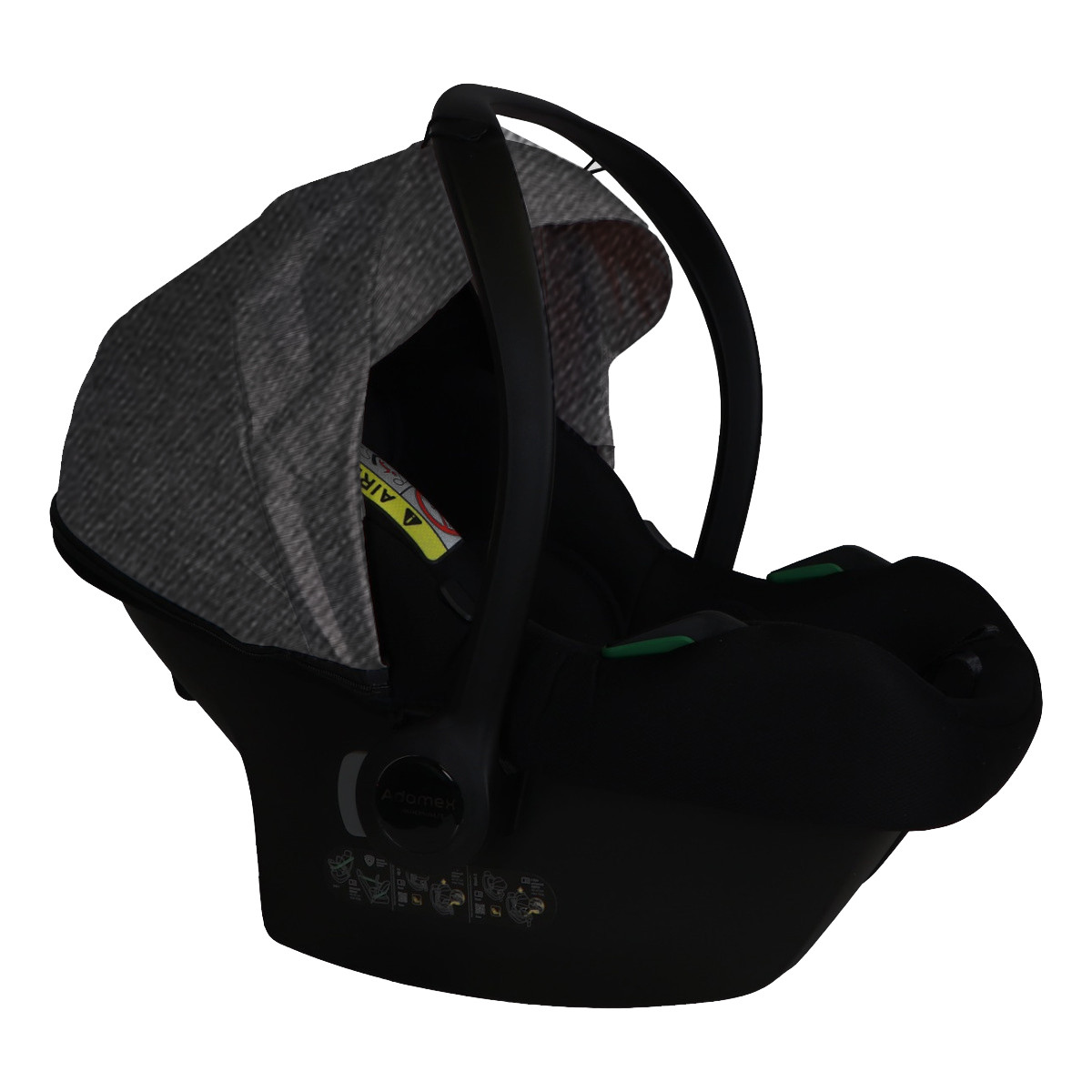 Adamex Belissa Grey/Rose 40-87 cm i-Size Autostoel