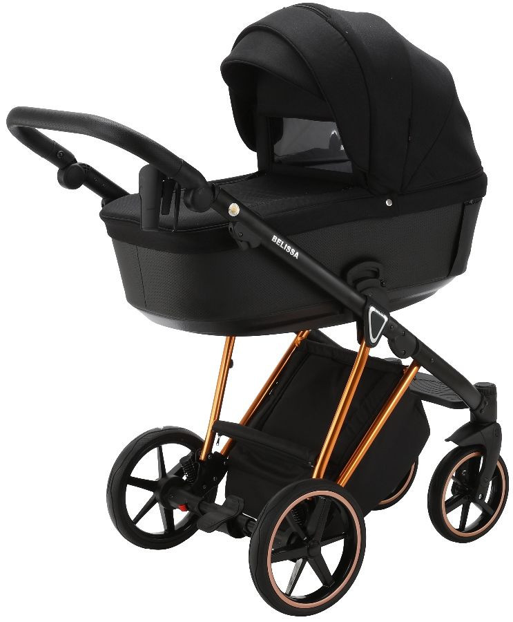 Adamex Belissa Special Edition Black/Rose 2-in-1 Kinderwagen