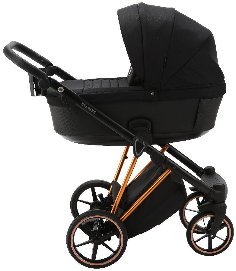 Adamex Belissa Special Edition Black/Rose 2-in-1 Kinderwagen