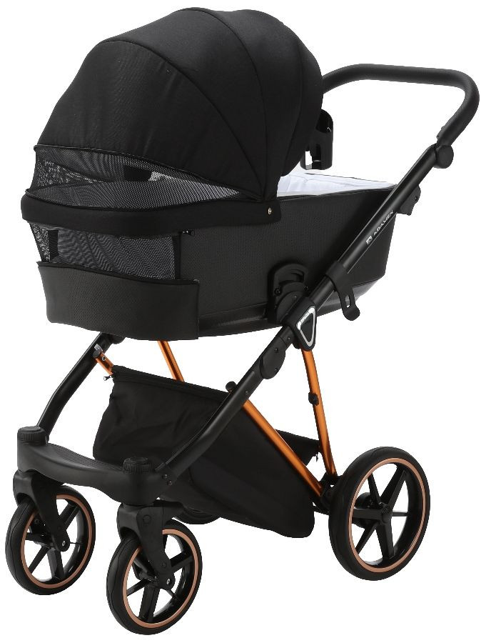 Adamex Belissa Special Edition Black/Rose 2-in-1 Kinderwagen