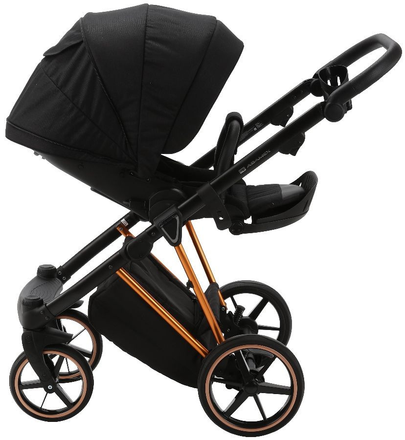 Adamex Belissa Special Edition Black/Rose 2-in-1 Kinderwagen