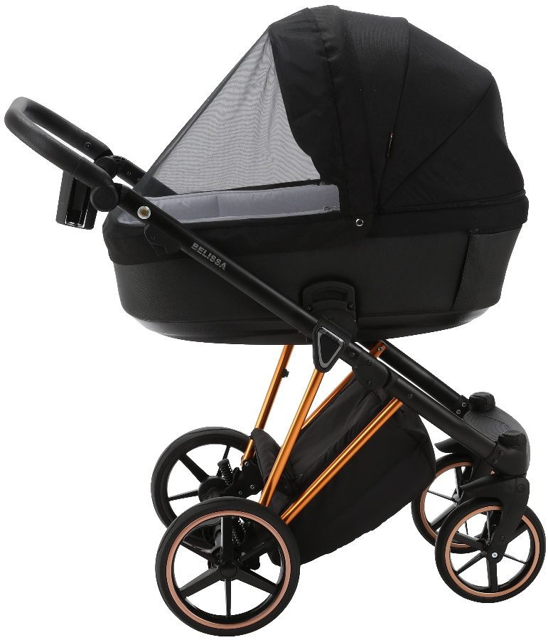 Adamex Belissa Special Edition Black/Rose 2-in-1 Kinderwagen