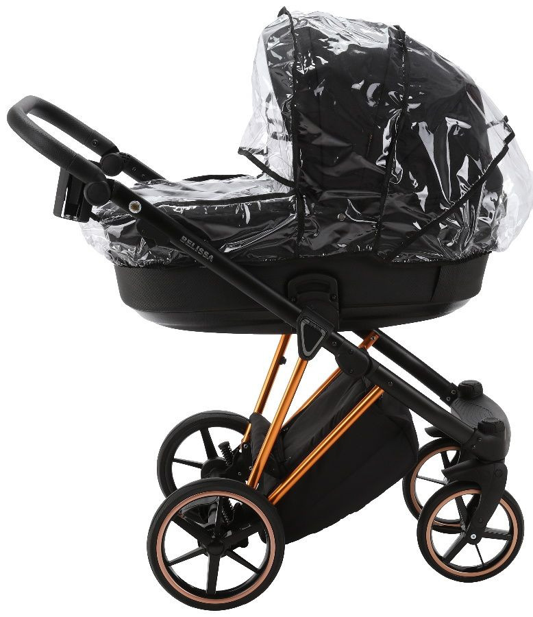 Adamex Belissa Special Edition Black/Rose 2-in-1 Kinderwagen