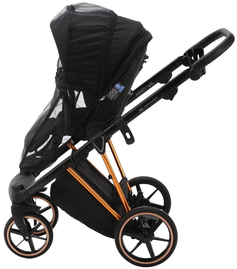Adamex Belissa Special Edition Black/Rose 2-in-1 Kinderwagen