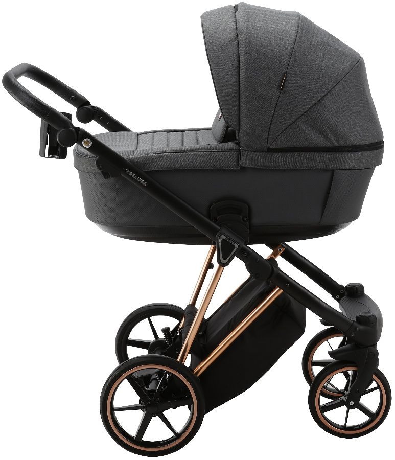 Adamex Belissa Special Edition Grey/Rose 2-in-1 Kinderwagen
