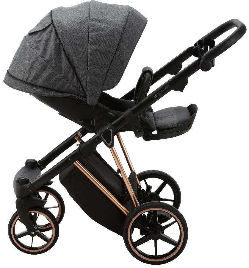 Adamex Belissa Special Edition Grey/Rose 2-in-1 Kinderwagen
