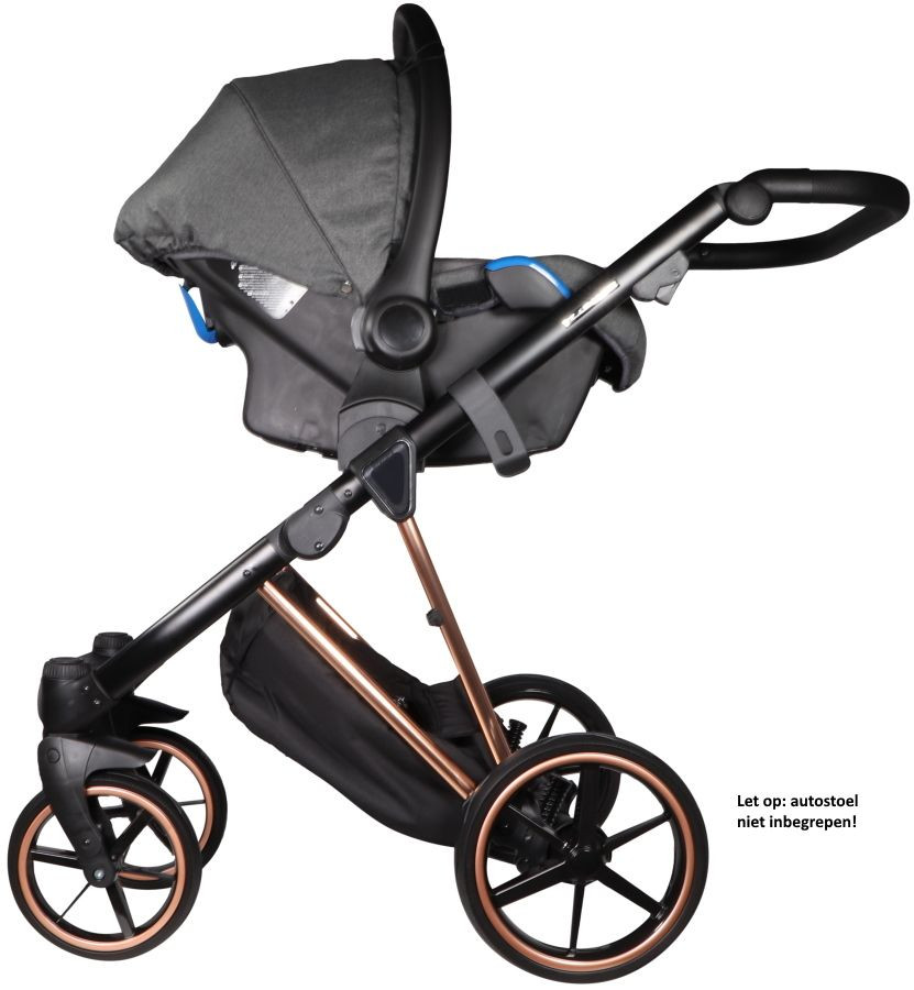 Adamex Belissa Special Edition Grey/Rose 2-in-1 Kinderwagen