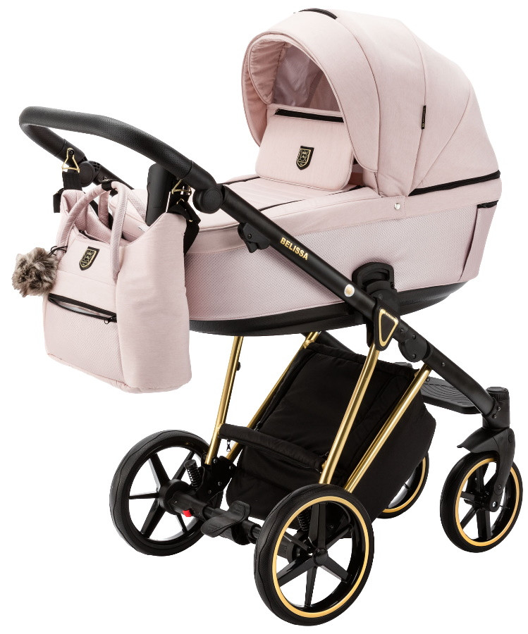 Adamex Belissa Special Edition Pink/Gold 2-in-1 Kinderwagen