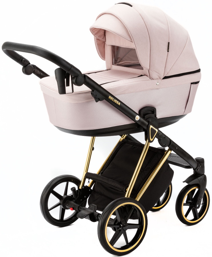 Adamex Belissa Special Edition Pink/Gold 2-in-1 Kinderwagen