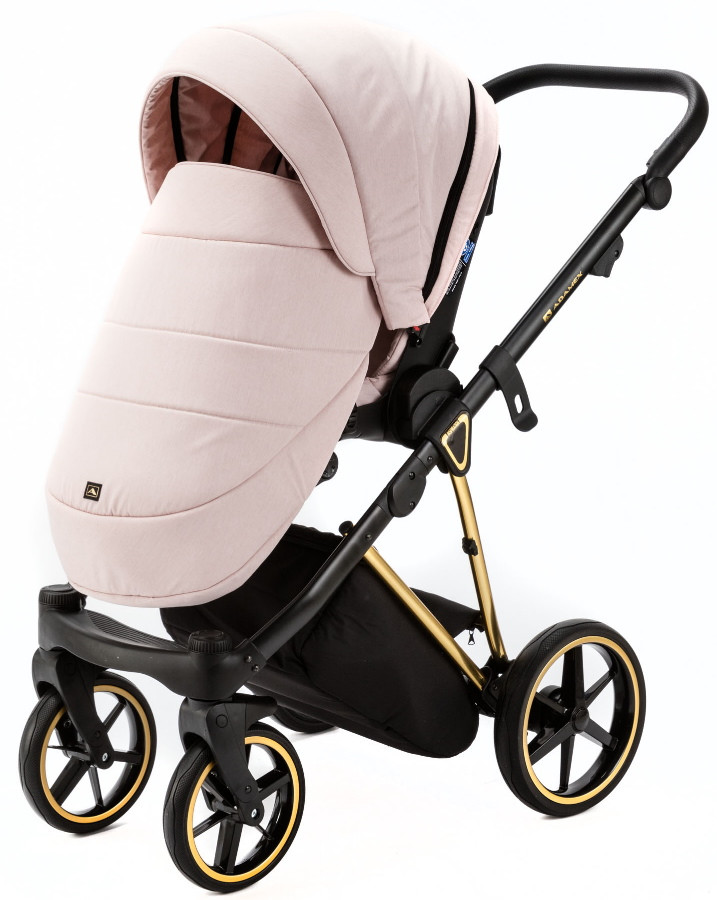 Adamex Belissa Special Edition Pink/Gold 2-in-1 Kinderwagen