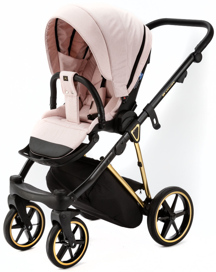 Adamex Belissa Special Edition Pink/Gold 2-in-1 Kinderwagen