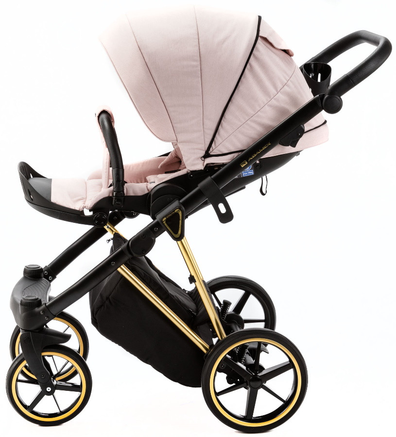 Adamex Belissa Special Edition Pink/Gold 2-in-1 Kinderwagen