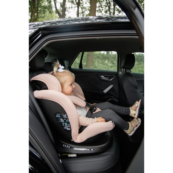 Ding Aiden Black 40-150 cm 360° i-Size Autostoel - Set van 2