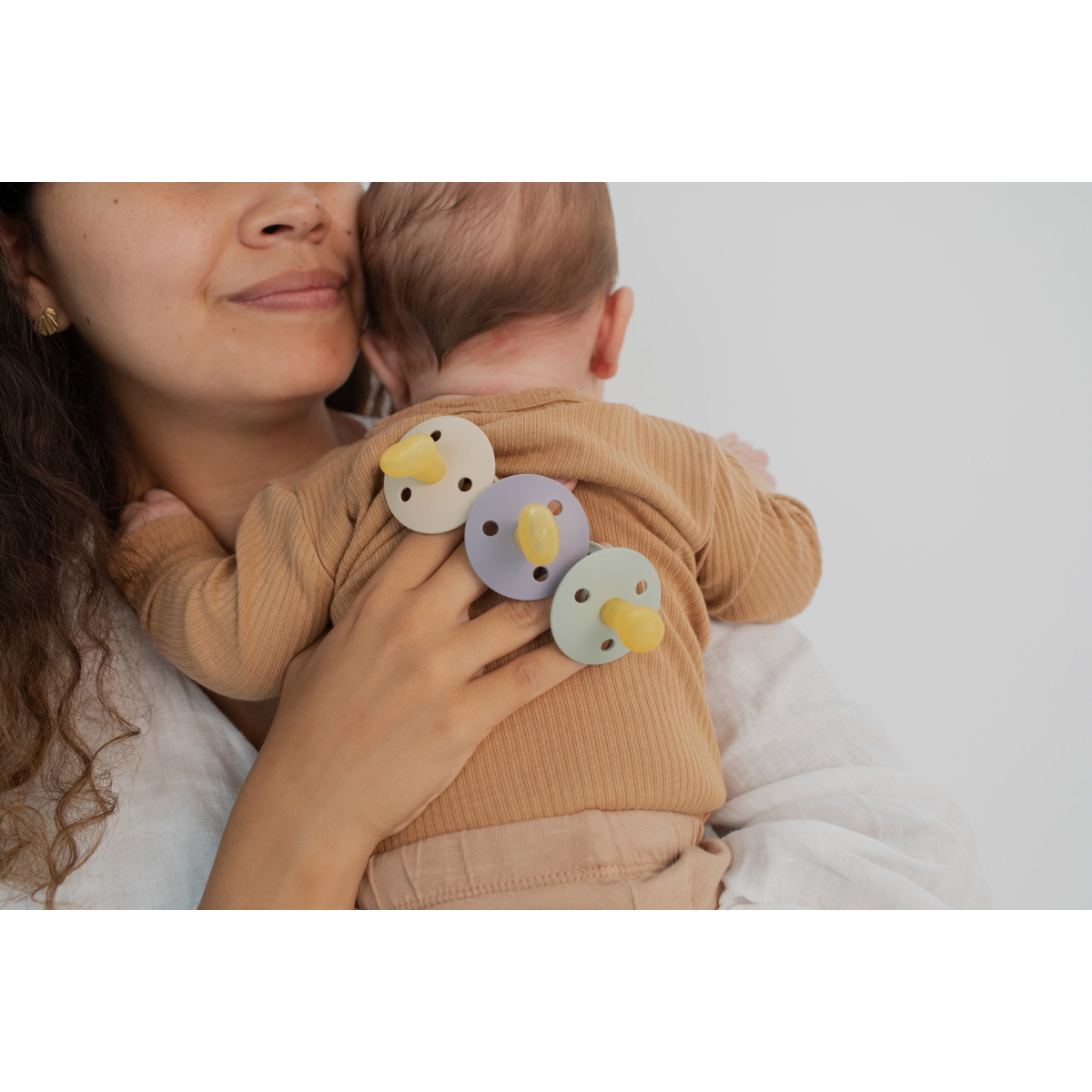 Bibs Ivory/Sage 6-18 mnd 2 Stuks Anatomische Fopspeen