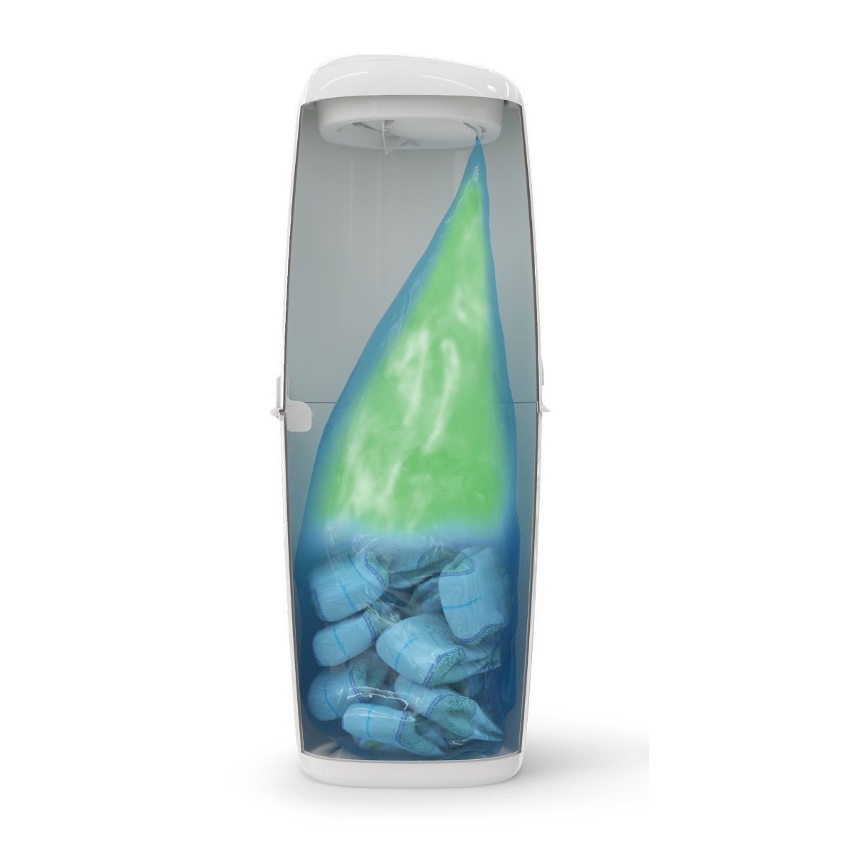 Angelcare Navulcassettes 6-pack + Classic XL Wit Luieremmer