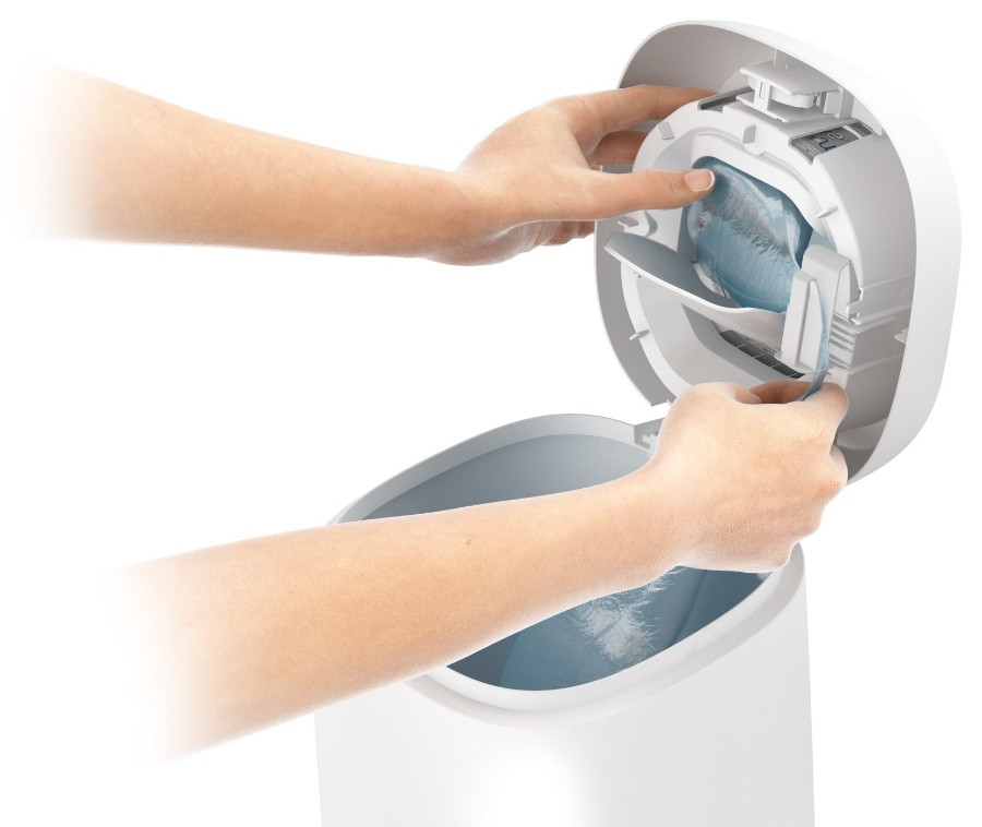 Angelcare 12-pack Navulcassette incl. Witte Dress Up Luieremmer