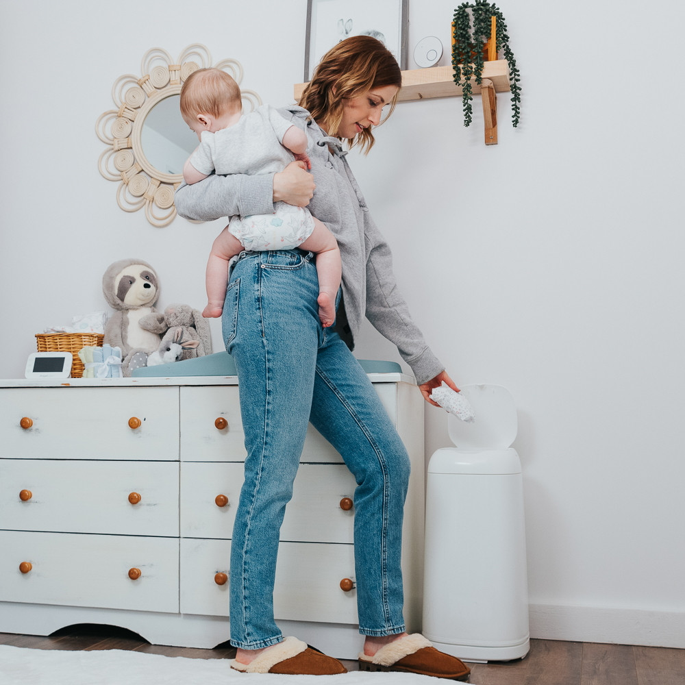 Angelcare 12-pack Navulcassette incl. Witte Dress Up Luieremmer