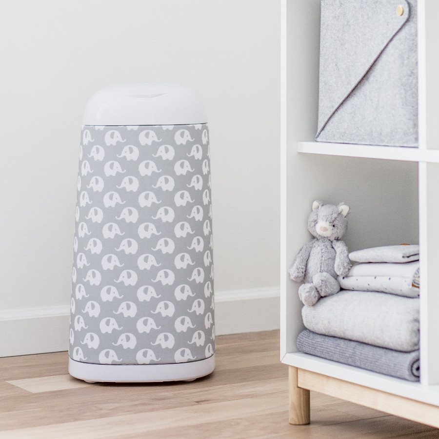 Angelcare Dress Up Grey Elephant Hoes voor Luieremmer