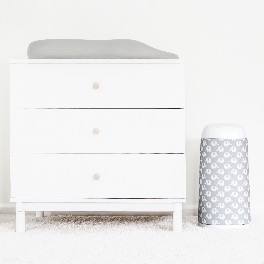 Angelcare Dress Up Grey Elephant Hoes voor Luieremmer