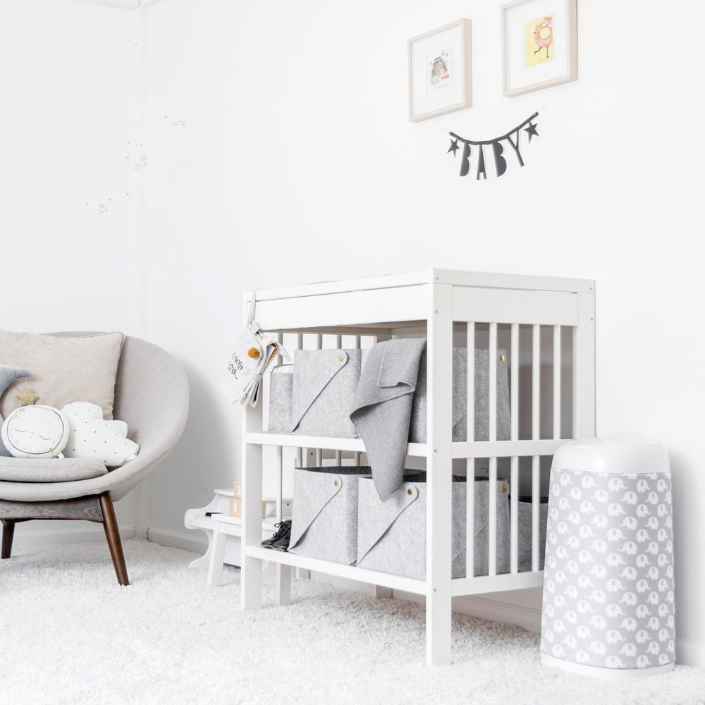 Angelcare Dress Up Grey Elephant Hoes voor Luieremmer