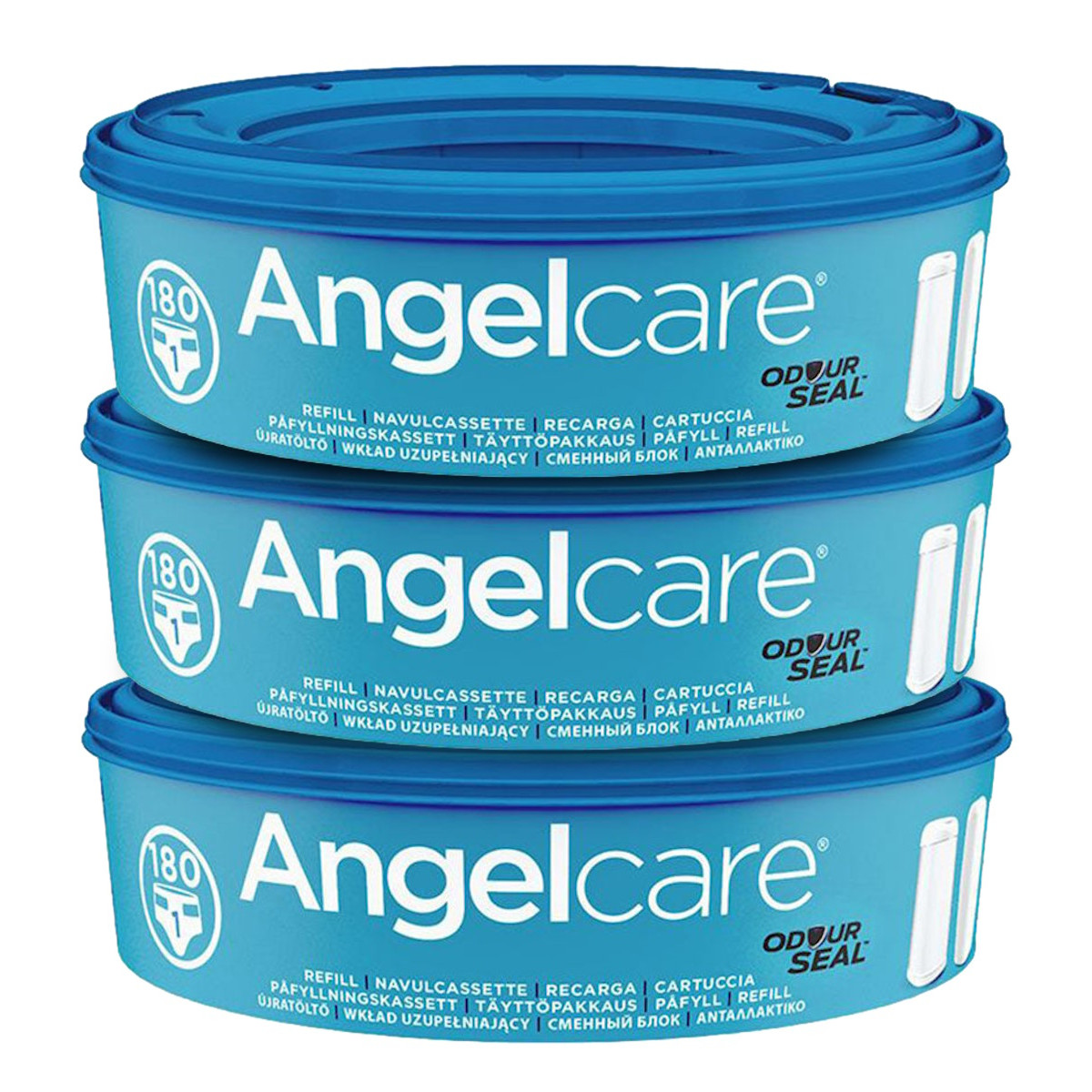 Angelcare Round Navulcasette 3-pack