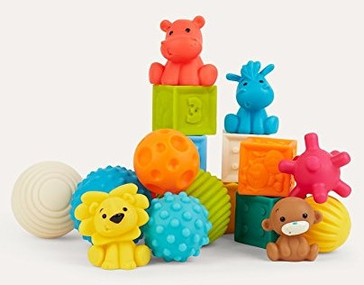Infantino Sensory Balls Blocks & Buddies Set