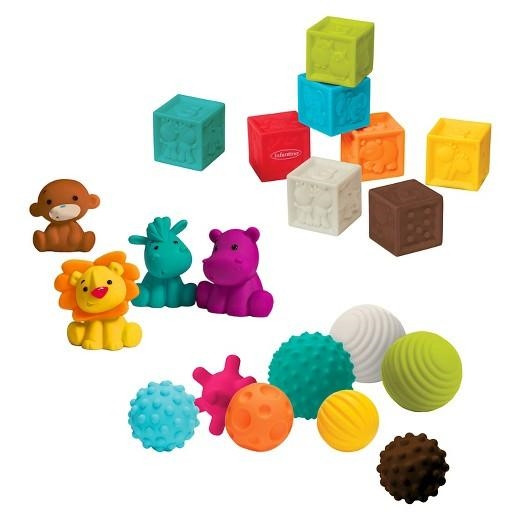 Infantino Sensory Balls Blocks & Buddies Set