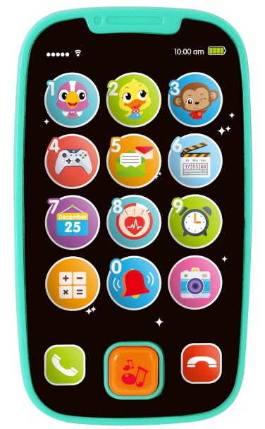 Bo Jungle B-Mijn Eerste Smartphone Blauw Speelgoed Telefoon