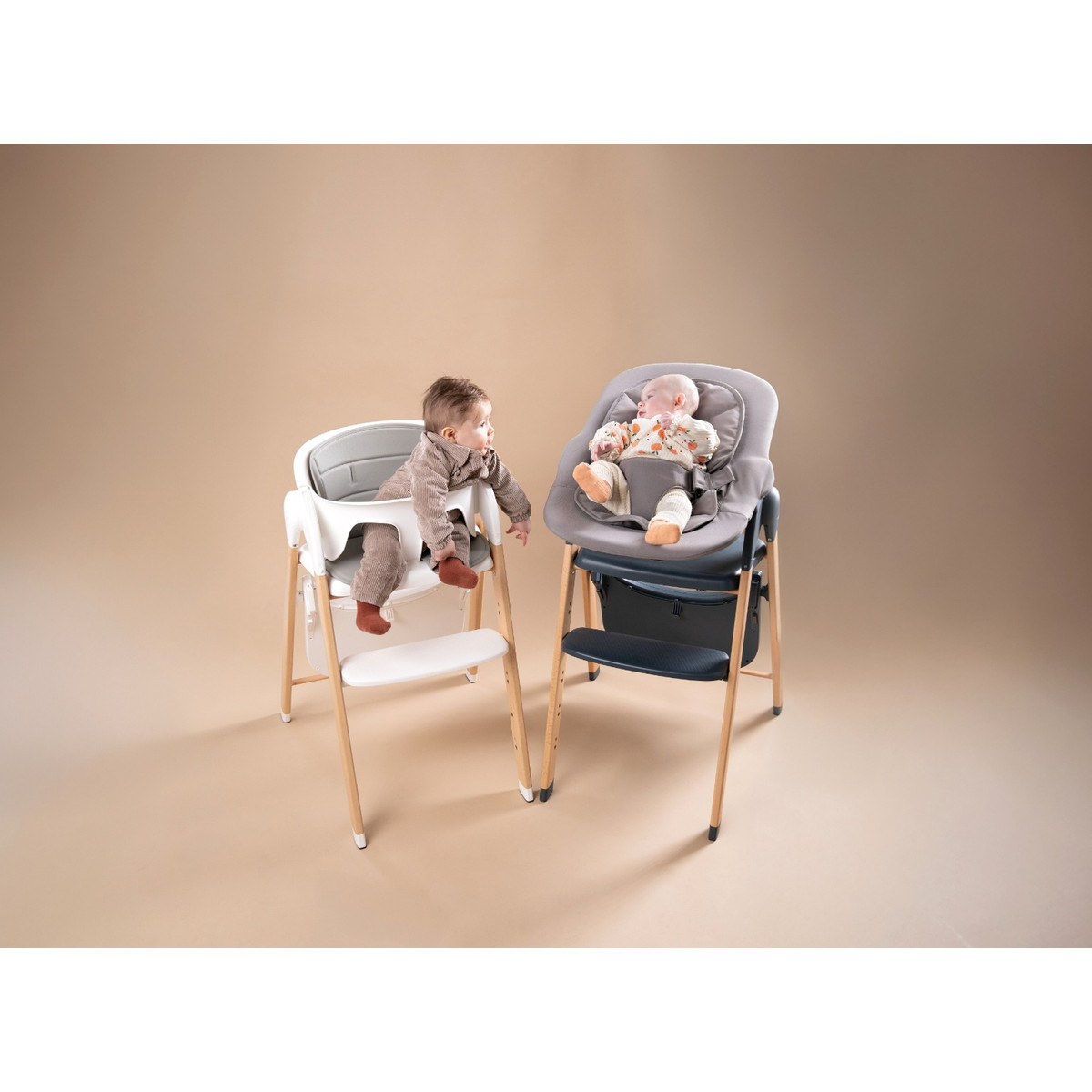 Bo Jungle Grow With Me Shady Grey Kinderstoel